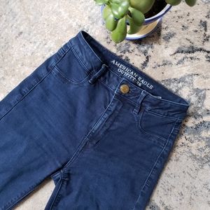 American Eagle Sky High Jeggings Dark Wash